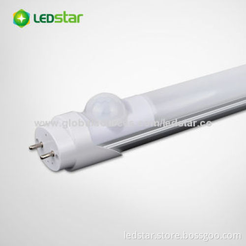 T8 2835 SMD 18W 120cm 1,800lm PIR LED Tubes with CE and RoHS Marks, 2,800 to 6,500K CCT